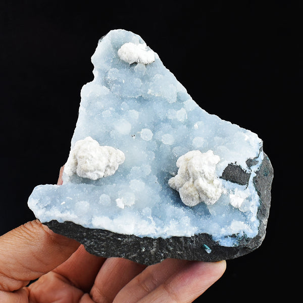 Gorgeous 1236.00 Cts Genuine Chalcedony Crystal Specimen Gemstone