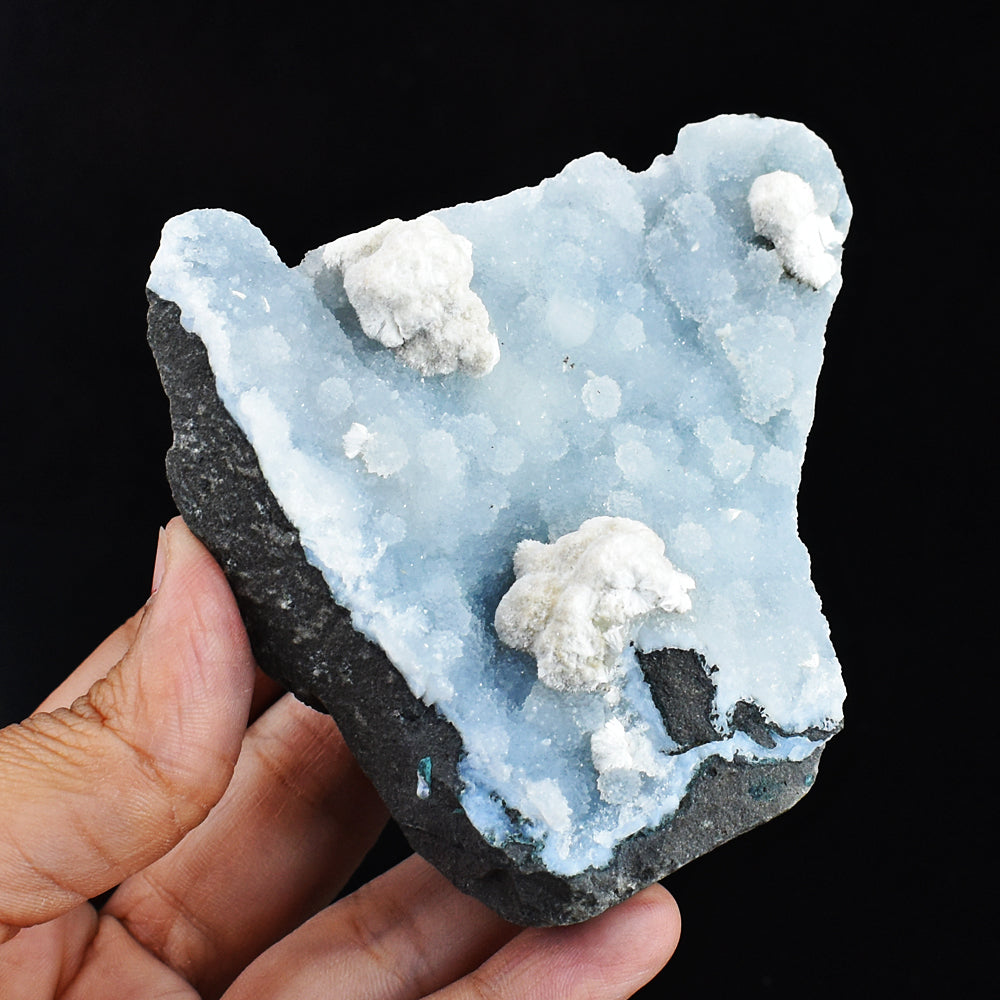 Gorgeous 1236.00 Cts Genuine Chalcedony Crystal Specimen Gemstone