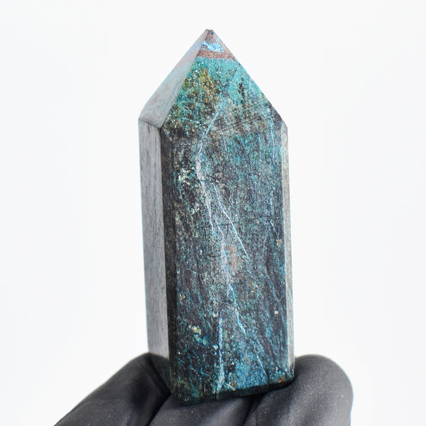 Natural 260.00 Cts Genuine Boulder Shattuckite Gemstone Crystal Specimen Healing Point