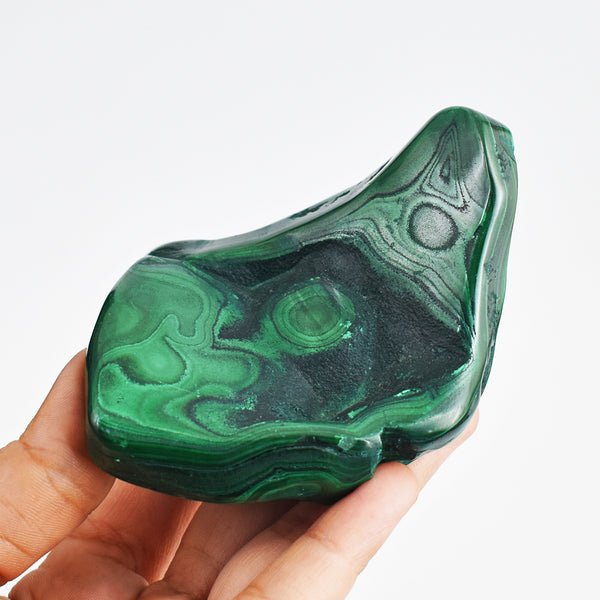 Exclusive 1349.00 Cts Genuine Malachite Free Form Crystal Specimen Healing Gemstone