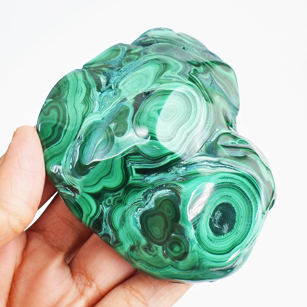 Artisian 1280.00 Cts Genuine Malachite Crystal Specimen Gemstone Healing Free Form