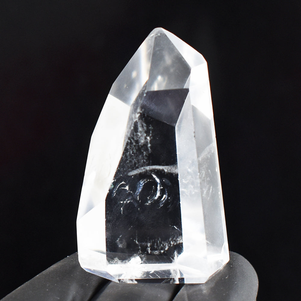 Artisian 244.00 Cts Genuine White Quartz Free Form Crystal Specimen Gemstone Healing Point