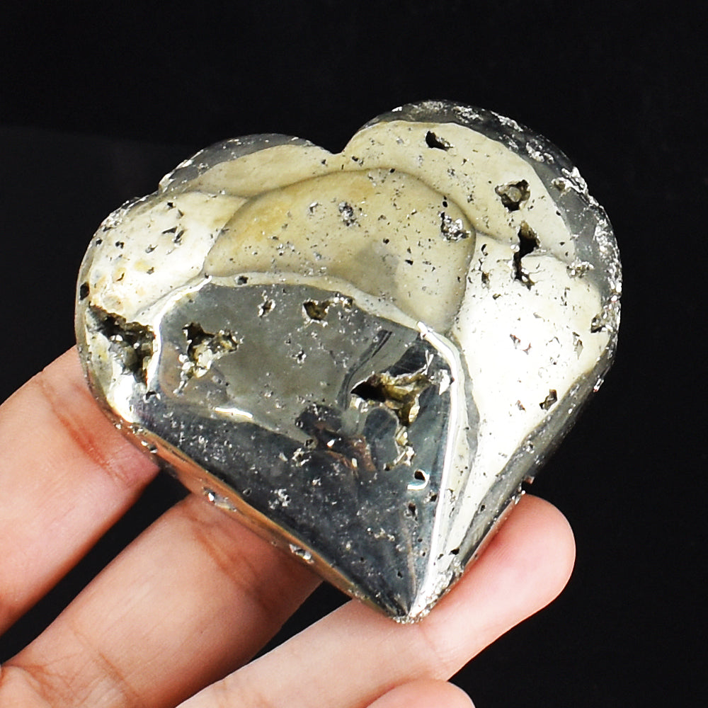 Excellent 1189.00 Cts Genuine Pyrite Druzy Crystal Specimen Healing Gemstone Heart