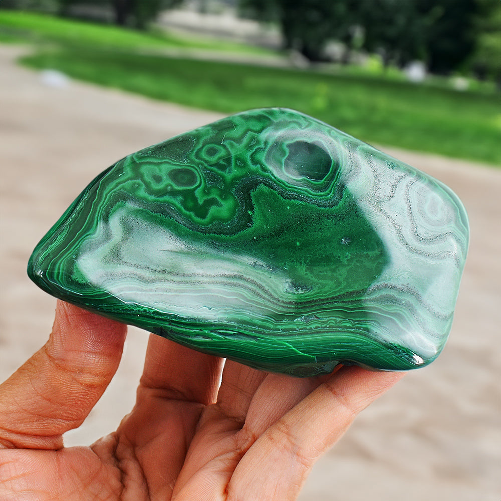 1377.00 Carats Genuine Malachite Free Form Crystal Specimen Healing Gemstone