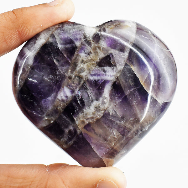 Artisian 666.00 Cts Genuine Amethyst Crystal Specimen Healing Gemstone Heart