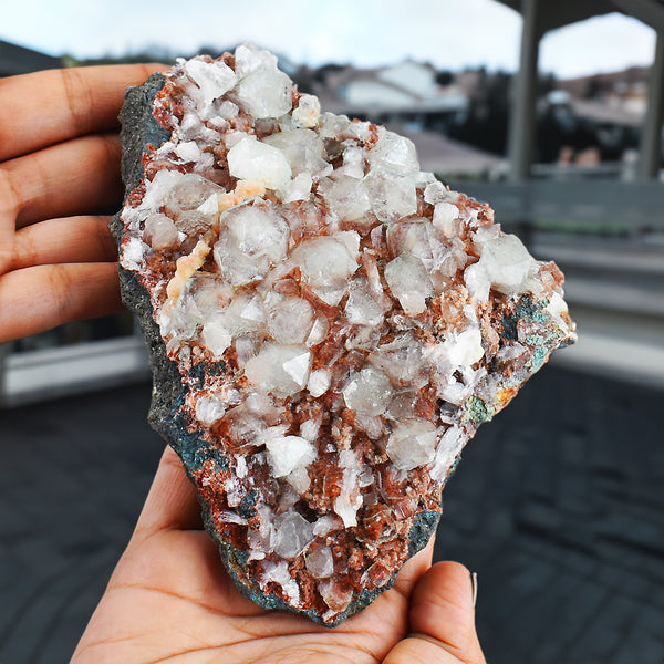 Beautiful 3931.00 Carats Genuine Heulandite Gemstone Crystal Specimen