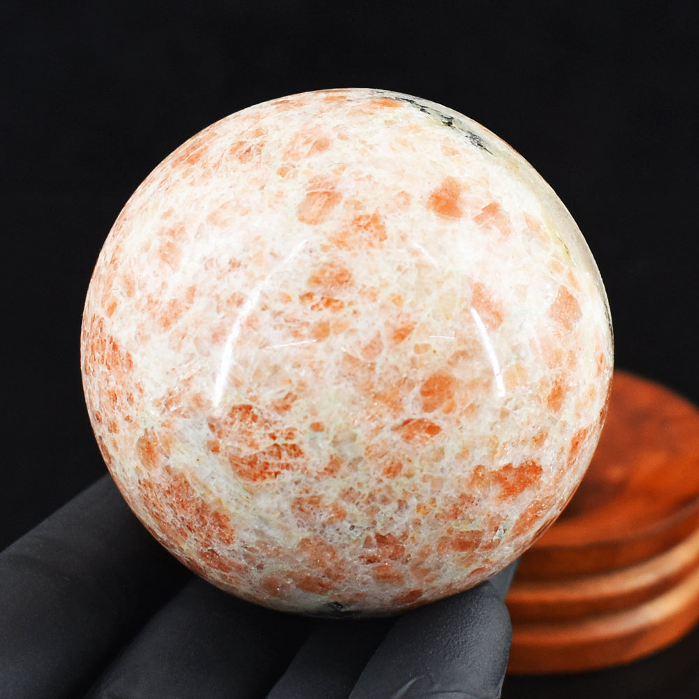 Exclusive 1354.00 Cts Genuine Sunstone Crystal Specimen Gemstone Healing Sphere