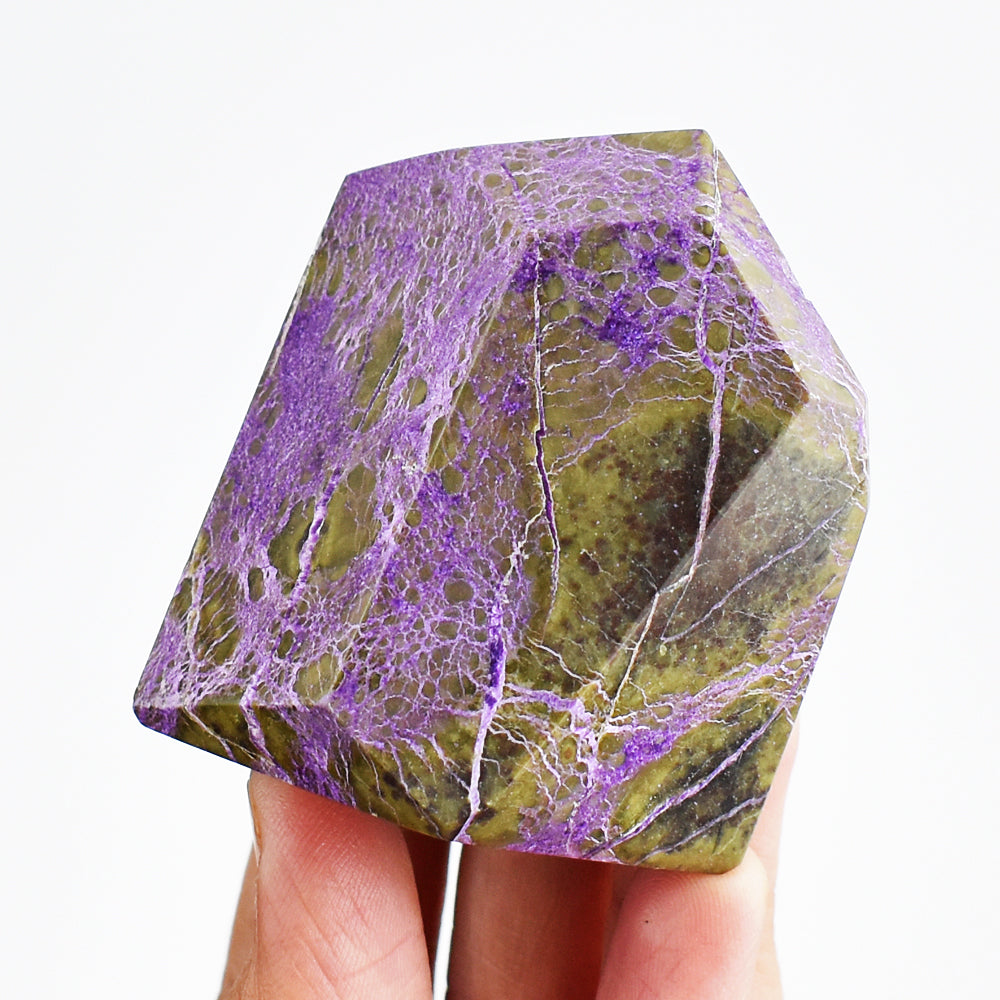 Natural 553.00 Cts Genuine Stichtite Free Form Crystal Specimen gemstone Healing Tower