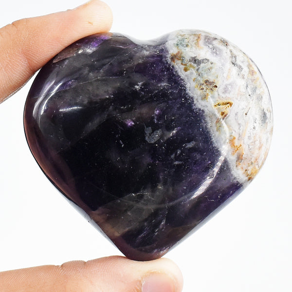 Natural 620.00 Cts Genuine Amethyst Crystal Specimen Gemstone Healing Heart