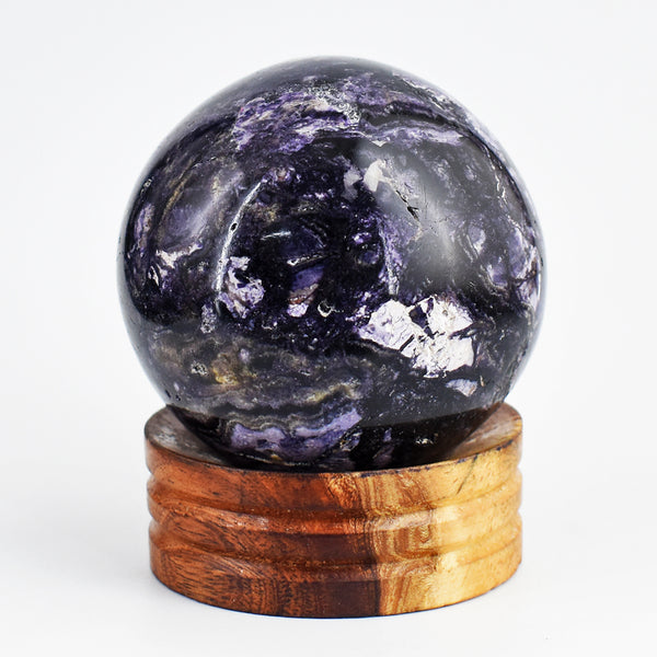 Gorgeous 1800.00 Cts Genuine Tiffany Fluorite Crystal Specimen Gemstone Healing Sphere