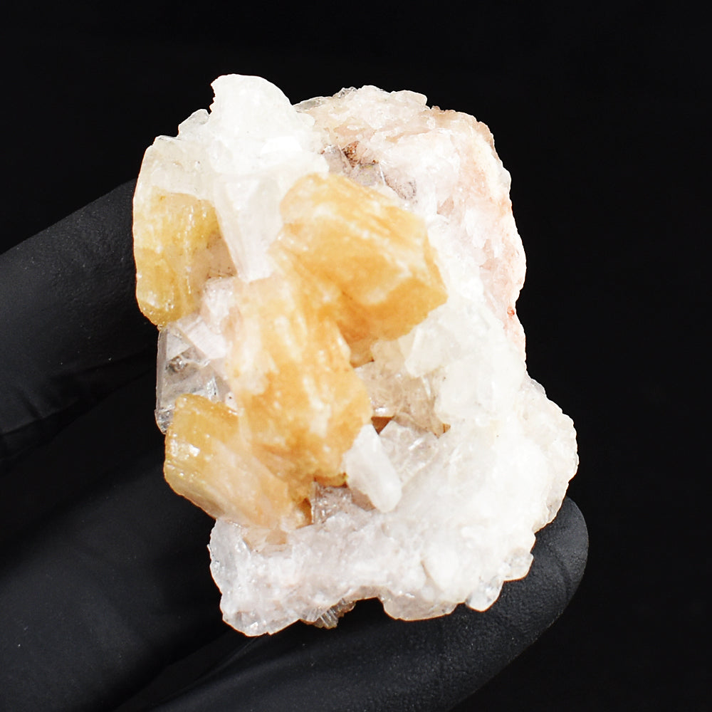 Genuine 233.00 Cts Exclusive Stilbite Crystal Specimen Gemstone