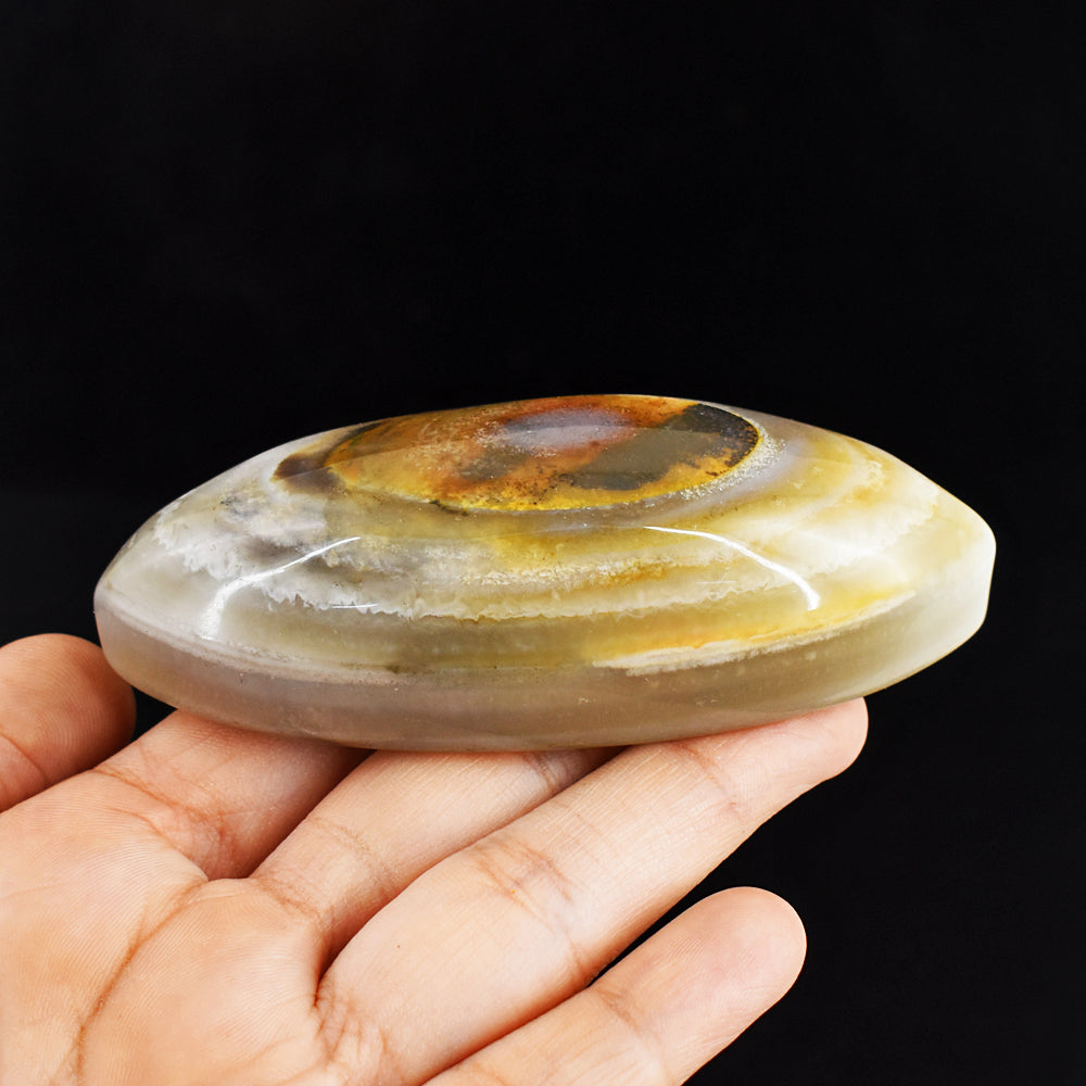Amazing 740.00 Cts Genuine Agate Evil Eye Crystal Specimen Healing Gemstone