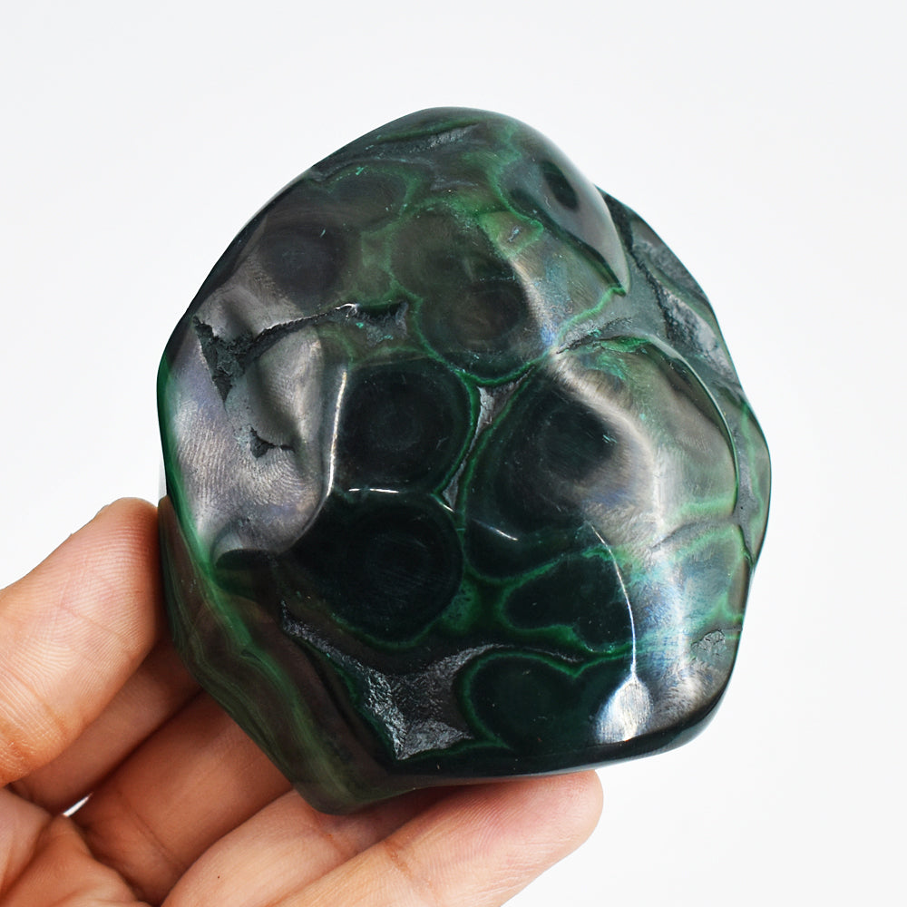 Artisian 1445.00 Cts Genuine Malachite Free Form Crystal Specimen Healing Gemstone