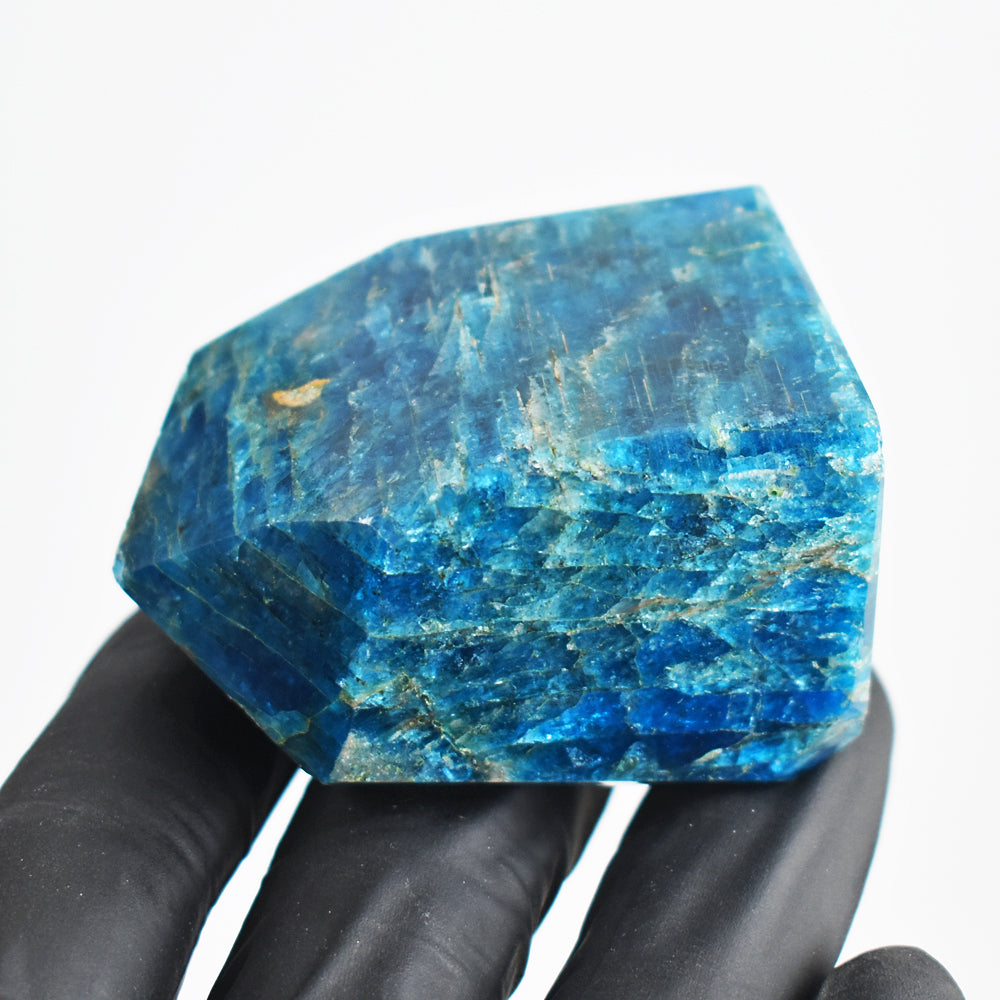 Gorgeous 733.00 Cts Genuine Apatite Free Form Crystal Specimen Healing Tower Gemstone