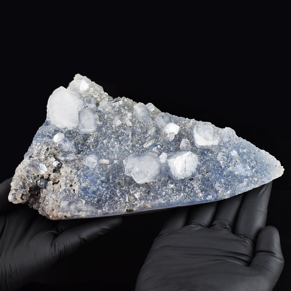 Stunning 5820.00 Cts Genuine Apophyllite With MM Quartz Crystal Specimen Gemstone