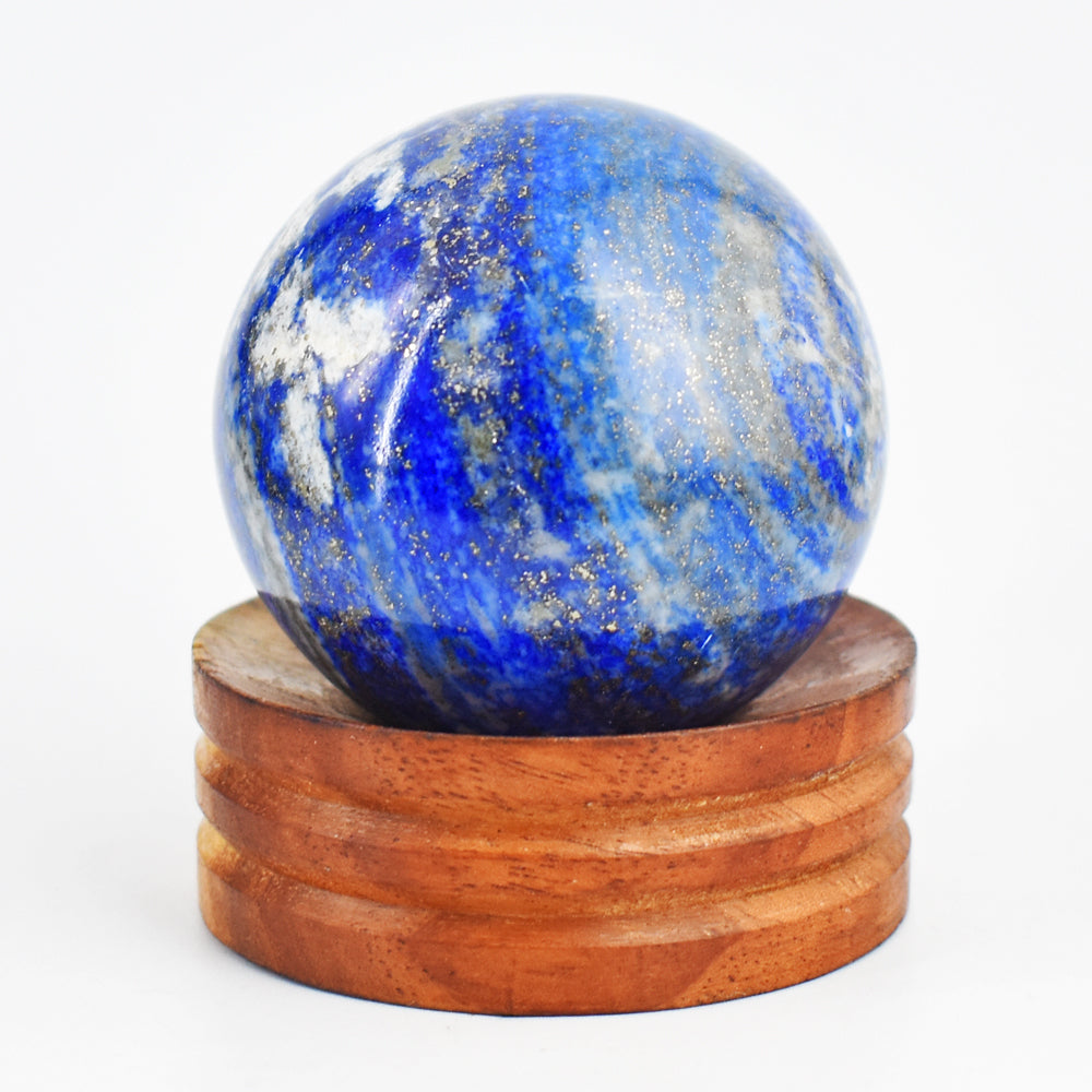 Artisian 1020.00 Cts Genuine Blue Lapis Lazuli Crystal Specimen Gemstone Healing Sphere