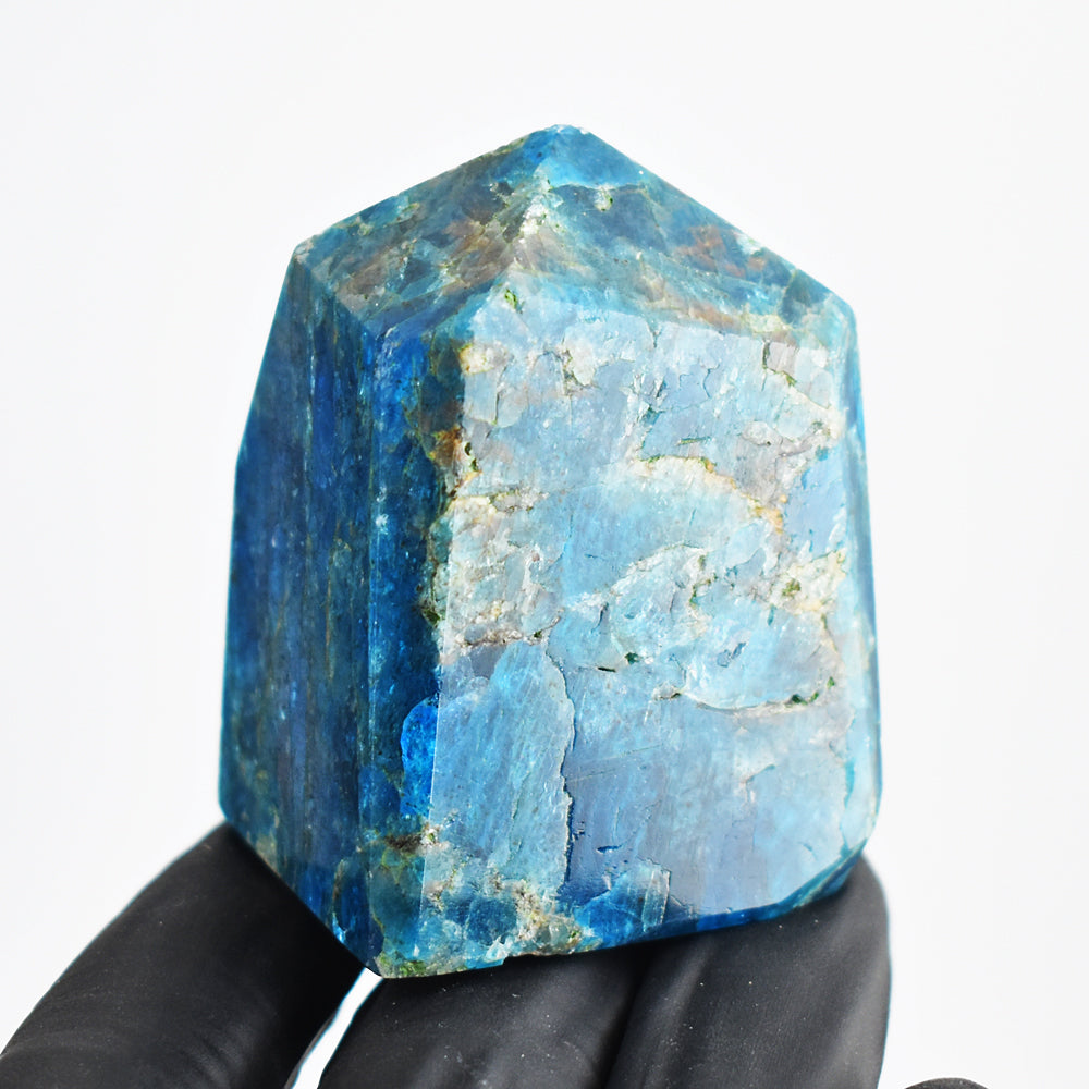 Gorgeous 733.00 Cts Genuine Apatite Free Form Crystal Specimen Healing Tower Gemstone