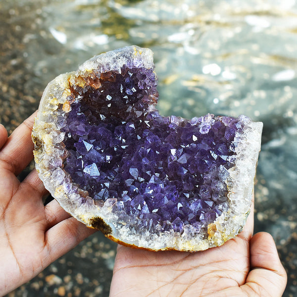 Artisian 2450.00 Cts Genuine Amethyst Crystal Specimen Gemstone