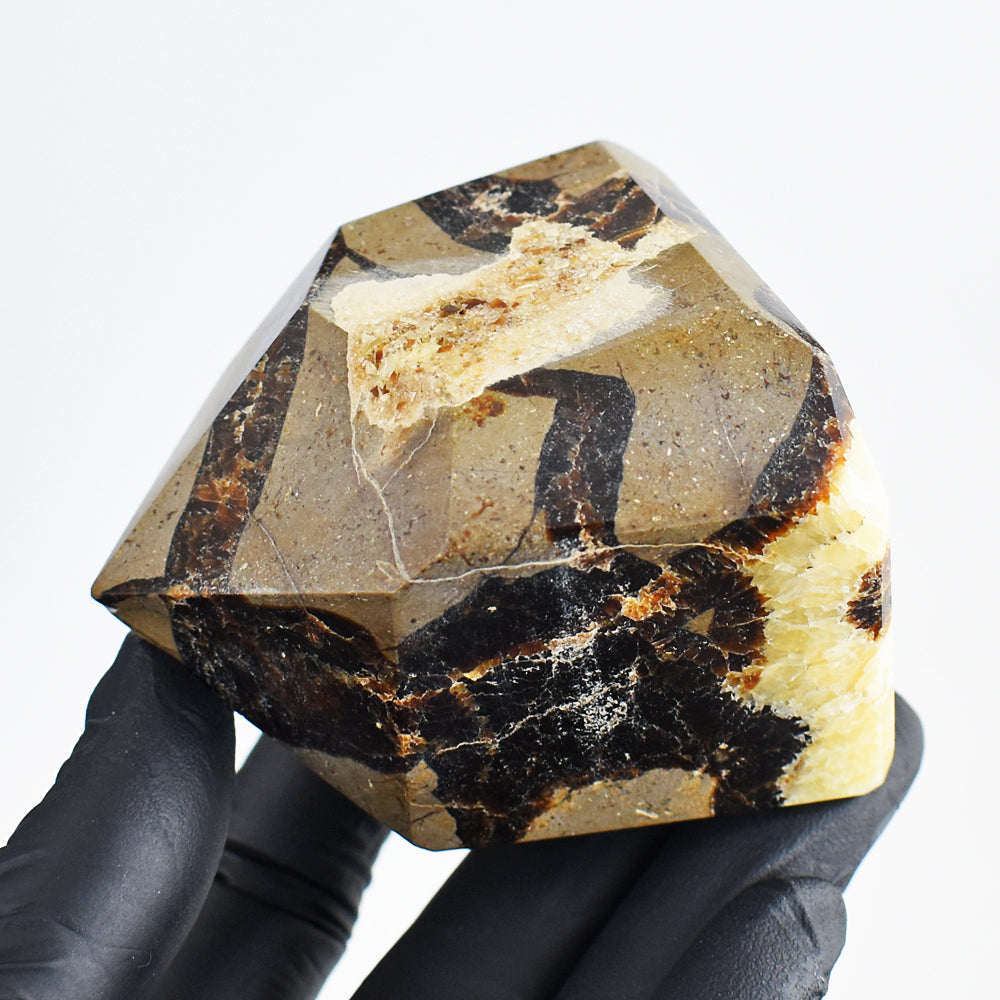 Awesome 1250.00 Carats Genuine Septarian Agate Free Form Crystal Specimen Gemstone Healing Tower