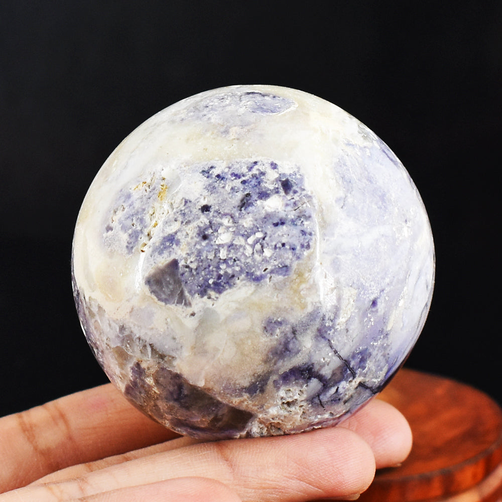 Gorgeous 1163.00 Cts Genuine Tiffany Fluorite Crystal Specimen Healing Gemstone Sphere