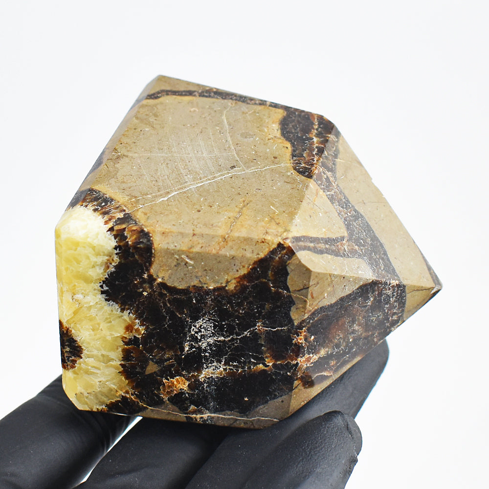 Awesome 1250.00 Carats Genuine Septarian Agate Free Form Crystal Specimen Gemstone Healing Tower