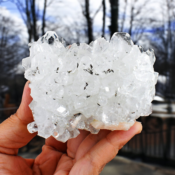 Amazing 1304.00 Cts Genuine Apophyllite Gemstone Crystal Specimen