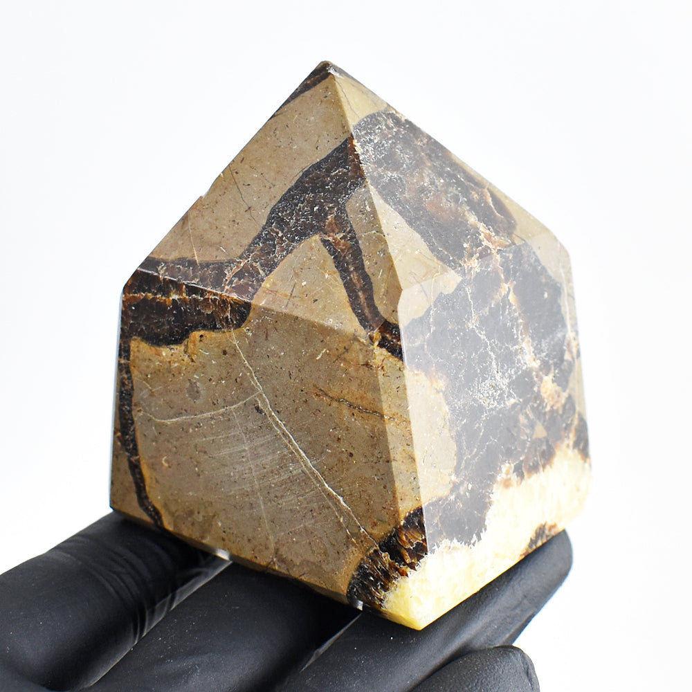 Awesome 1250.00 Carats Genuine Septarian Agate Free Form Crystal Specimen Gemstone Healing Tower