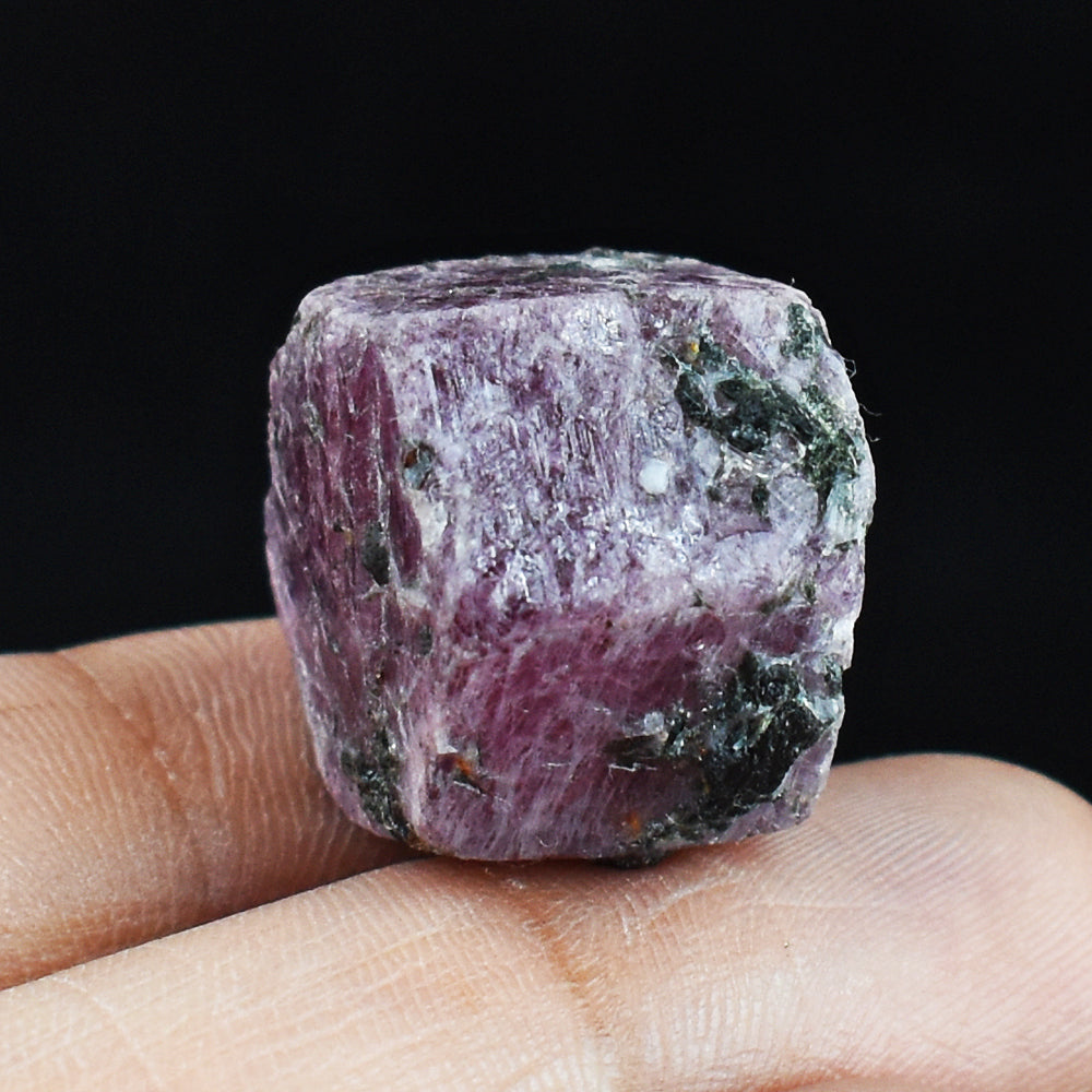 Beautiful 82.00 Cts Genuine Untreated Ruby Crystal Specimen Gemstone