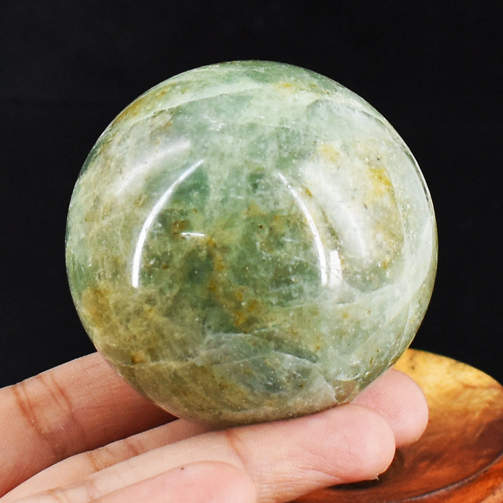 Natural 1026.00 Cts Genuine Aquamarine Crystal Specimen Healing Gemstone Sphere