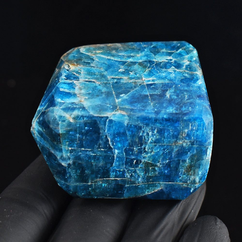 Artisian 623.00 Cts Genuine Apatite Free Form Crystal Specimen Healing Gemstone Tower