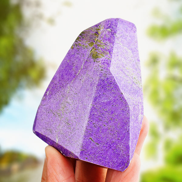 Artisian 441.00 Carats Genuine Stichtite Free Form Crystal Specimen Healing Gemstone Tower