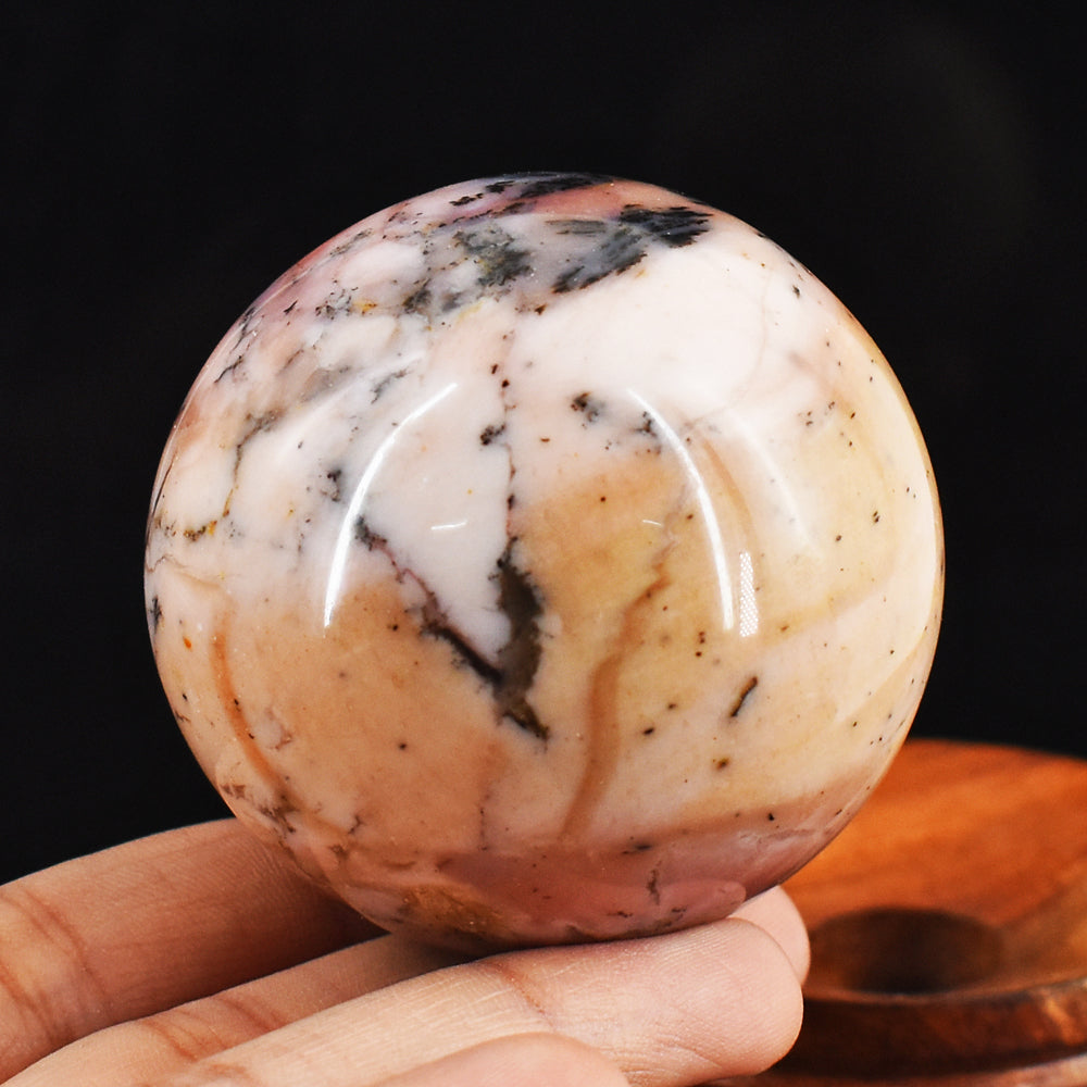 Exclusive 895.00 Cts Genuine Pink Opal Crystal Specimen Gemstone Healing Sphere