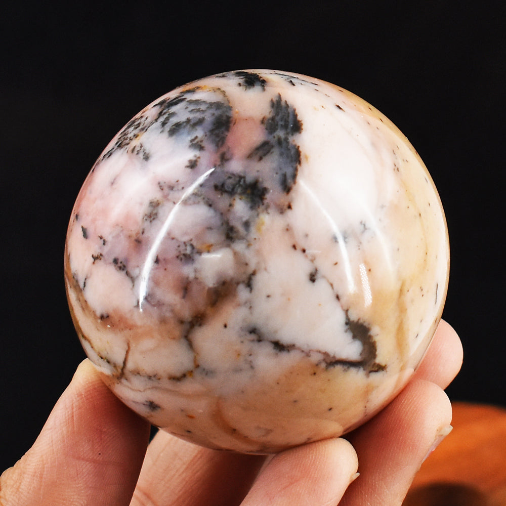 Exclusive 895.00 Cts Genuine Pink Opal Crystal Specimen Gemstone Healing Sphere