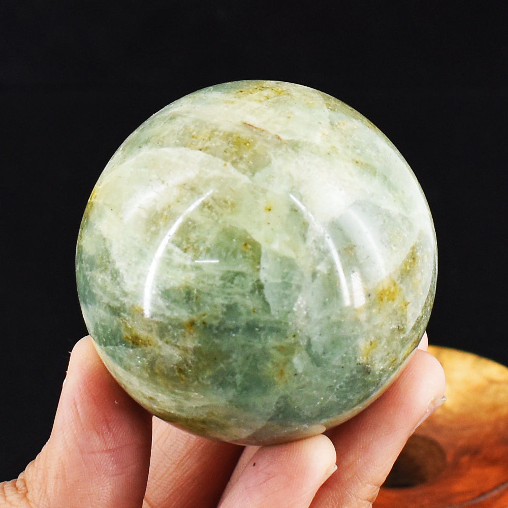 Natural 1026.00 Cts Genuine Aquamarine Crystal Specimen Healing Gemstone Sphere