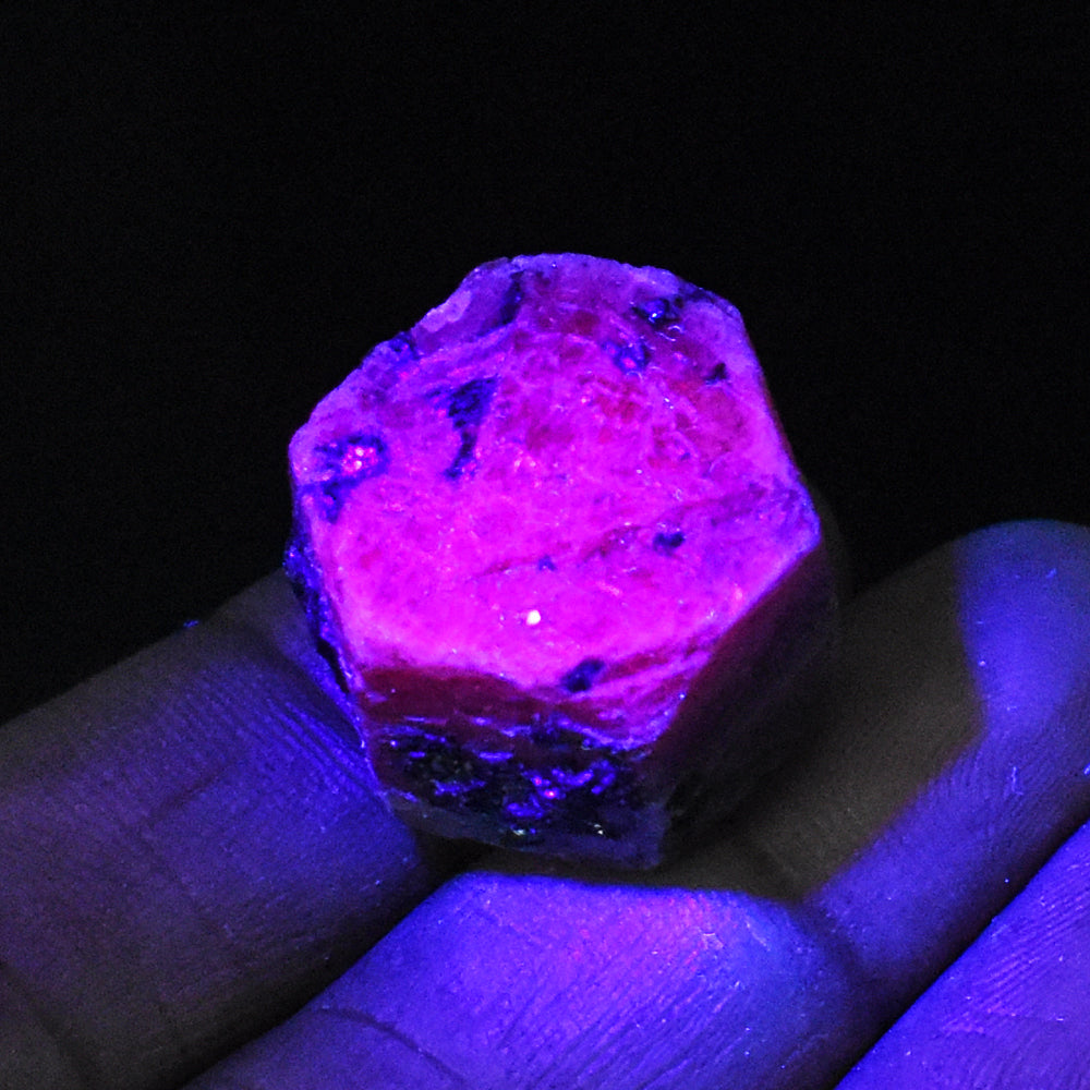 Beautiful 82.00 Cts Genuine Untreated Ruby Crystal Specimen Gemstone