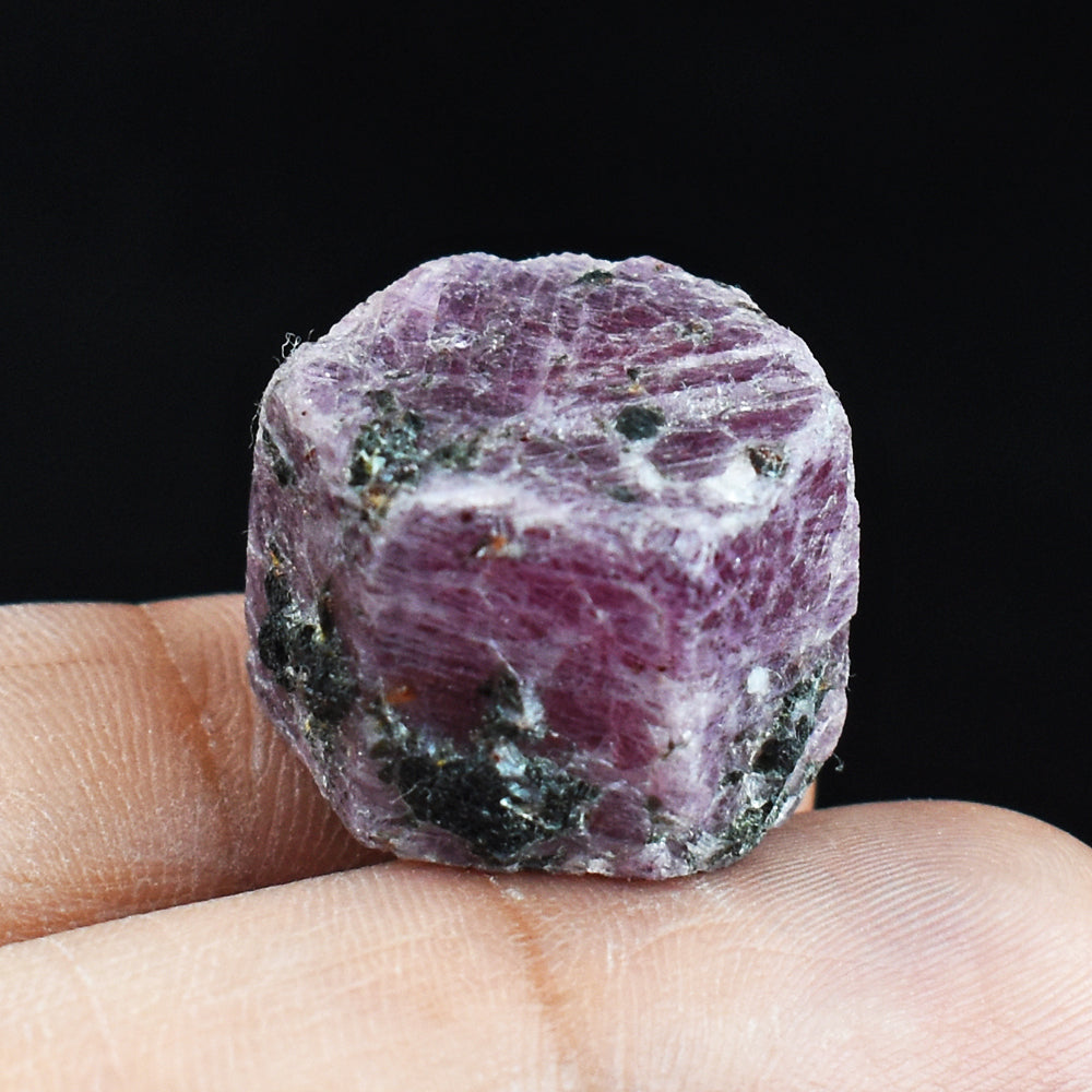 Beautiful 82.00 Cts Genuine Untreated Ruby Crystal Specimen Gemstone