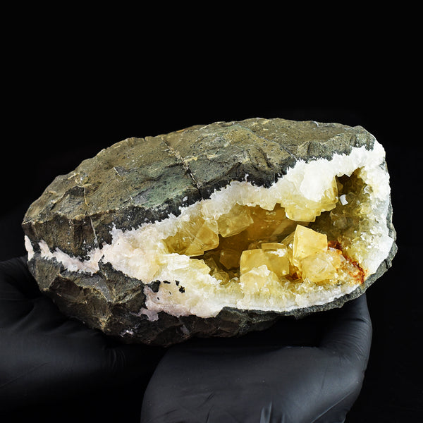 Natural 12070.00 Cts Genuine Calcite With Chalcedony Crystal Specimen Gemstone