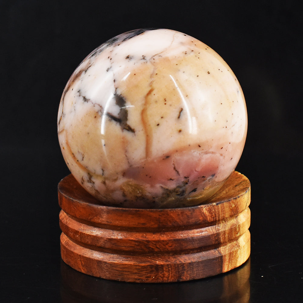 Exclusive 895.00 Cts Genuine Pink Opal Crystal Specimen Gemstone Healing Sphere