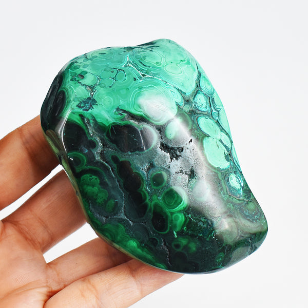 Gorgeous 2061.00 Cts Genuine Malachite Free Form Crystal Specimen Healing Gemstone