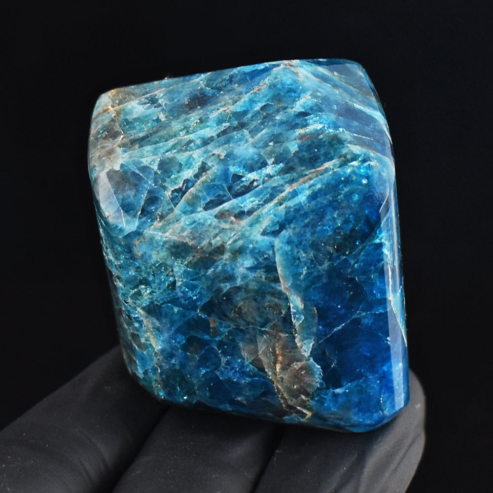 Artisian 623.00 Cts Genuine Apatite Free Form Crystal Specimen Healing Gemstone Tower