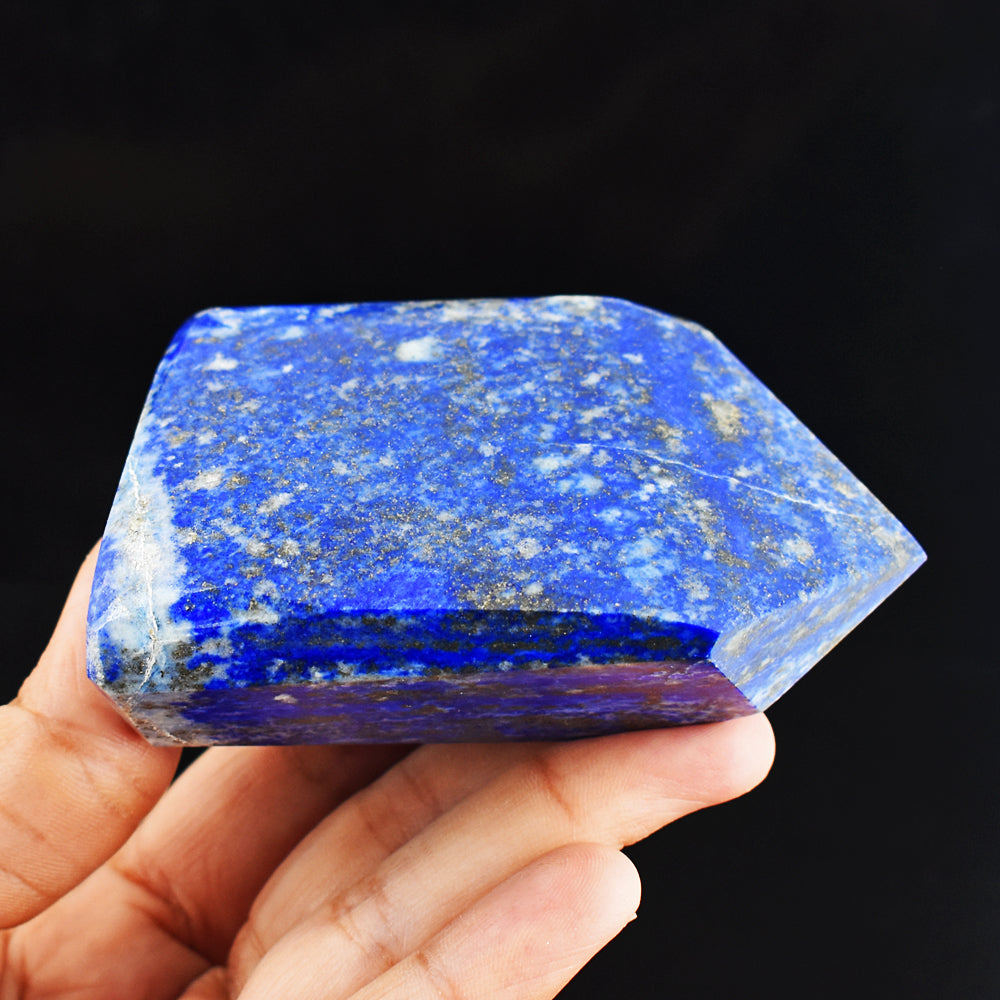 1308.00 Cts Genuine Blue Lapis Lazuli Crystal Specimen Gemstone Free Form Tower