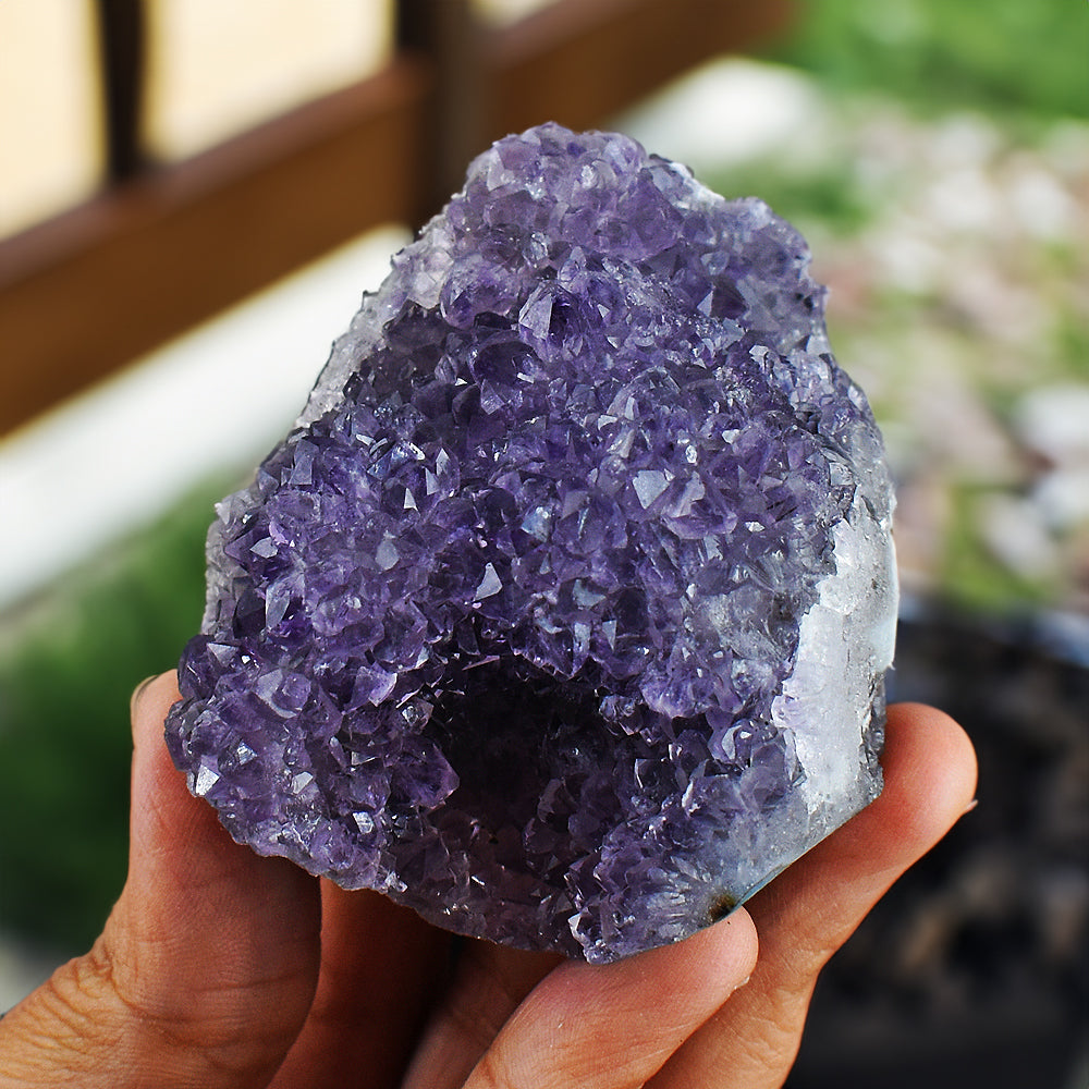 Artisian 838.00 Cts Genuine Amethyst Crystal Specimen Gemstone