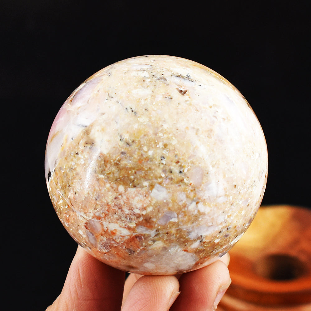 Natural 791.00 Cts Genuine Pink Opal Crystal Specimen Healing Gemstone Sphere