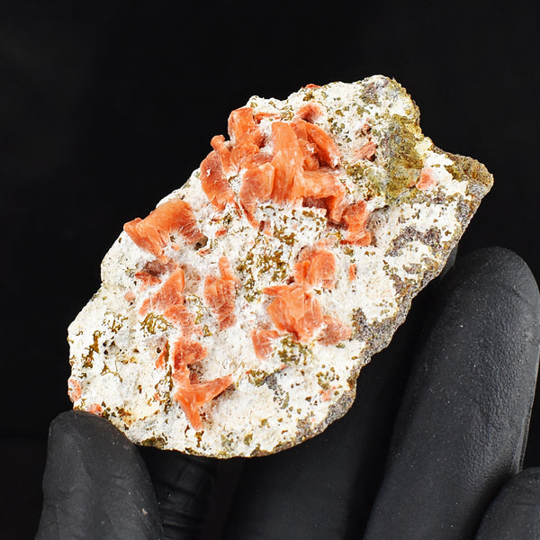 Amazing 156.00 Cts Genuine Heulandite Crystal Specimen Gemstone