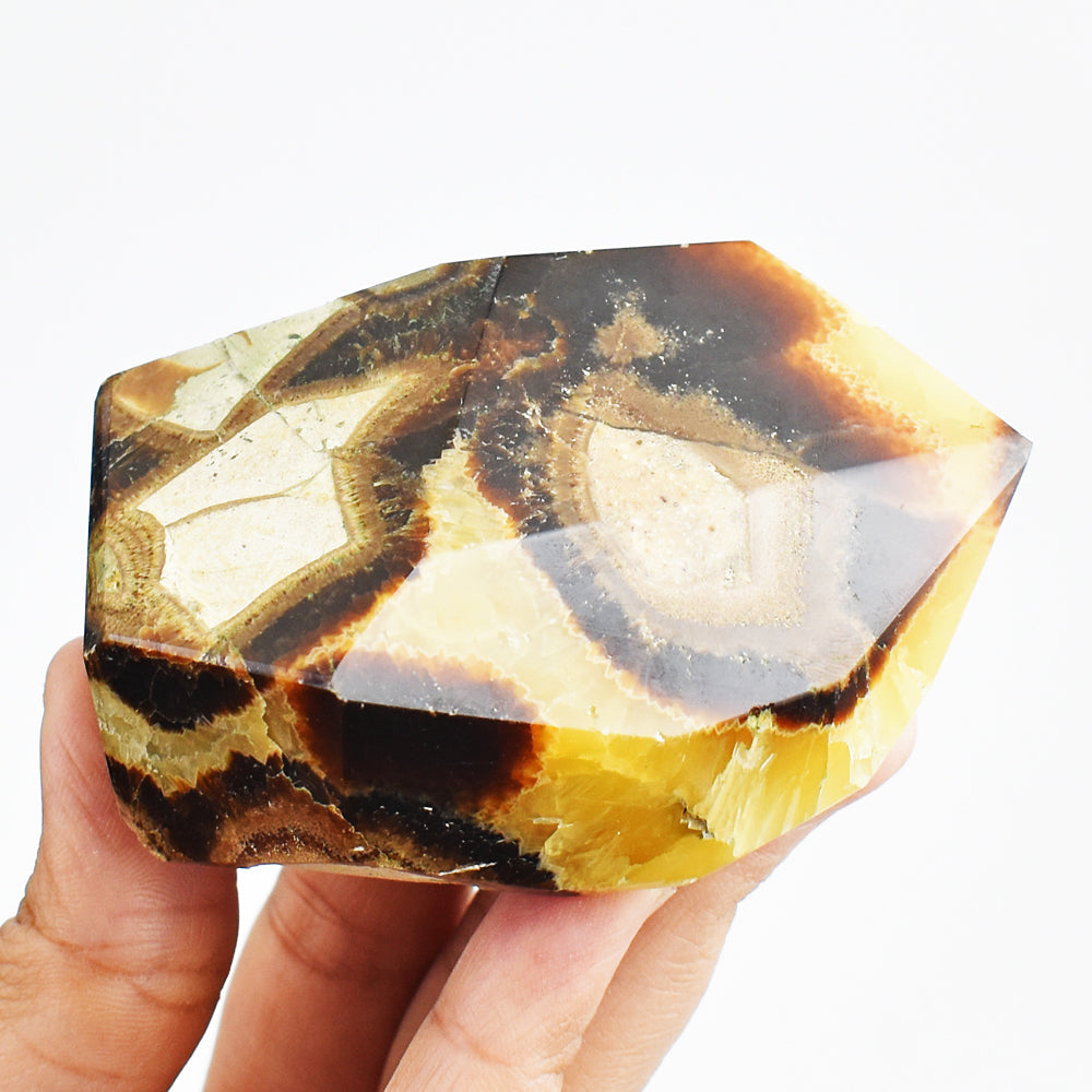 986.00 Carats Genuine Septarian Agate Free Form Crystal Specimen Healing Gemstone Tower