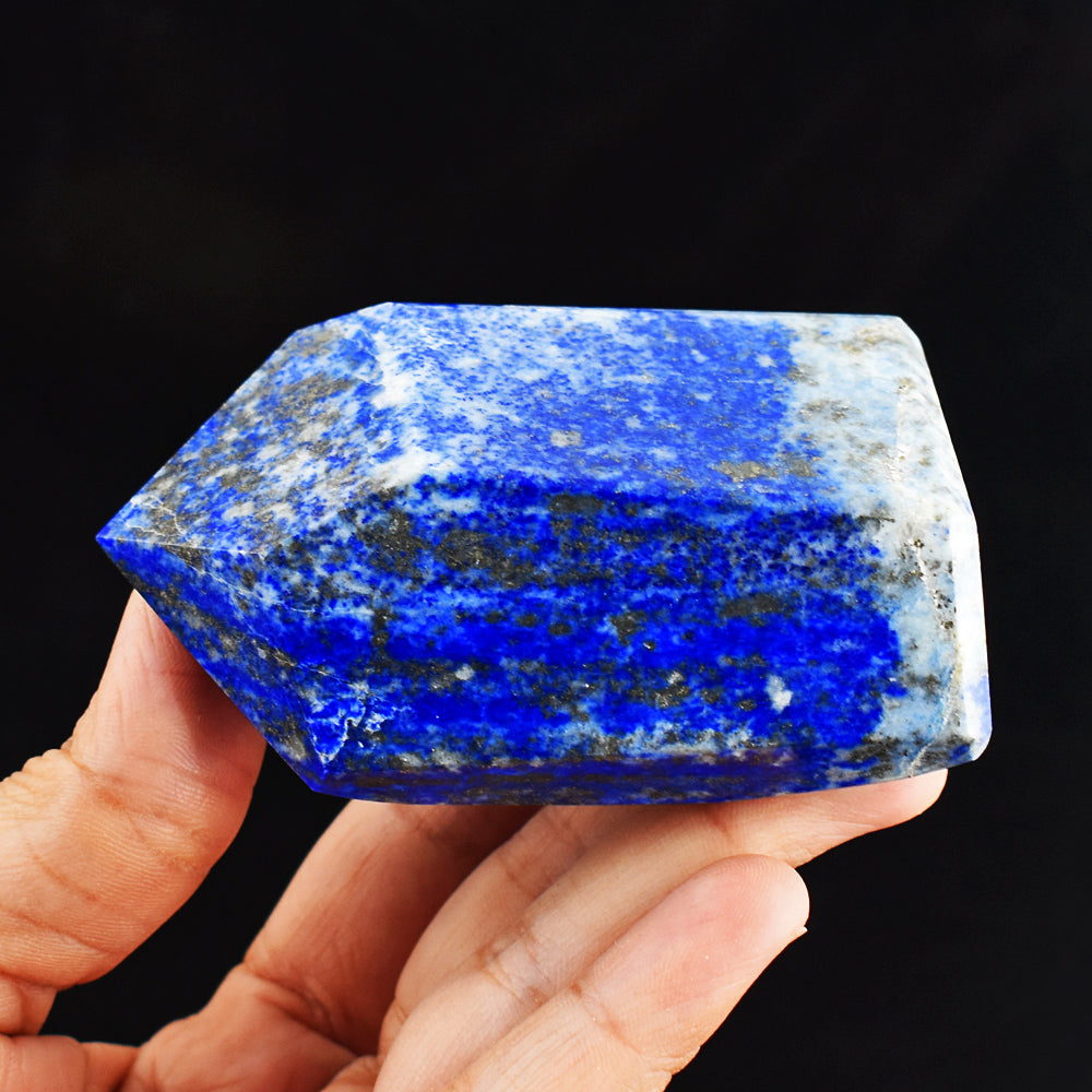 1308.00 Cts Genuine Blue Lapis Lazuli Crystal Specimen Gemstone Free Form Tower