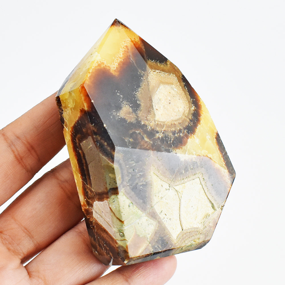 986.00 Carats Genuine Septarian Agate Free Form Crystal Specimen Healing Gemstone Tower