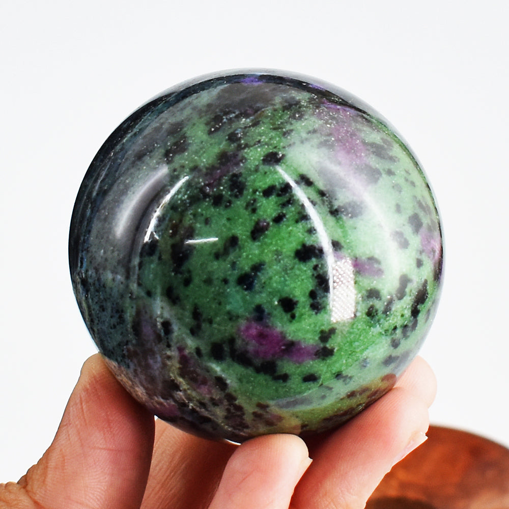 Awesome 1298.00 Cts Gensuine Ruby Zoisite Crystal Specimen Gemstone Healing sphere