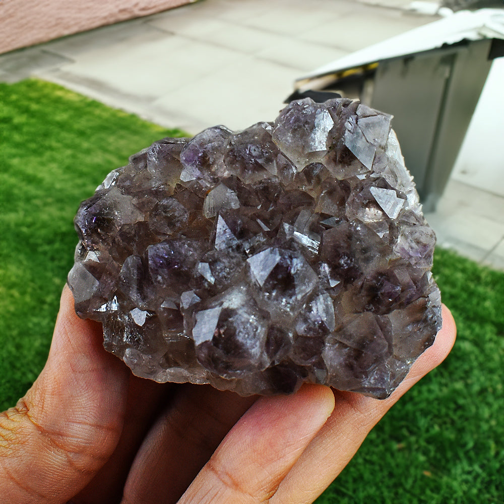 Natural 574.00 Cts Genuine Phantom Amethyst Crystal Specimen Gemstone