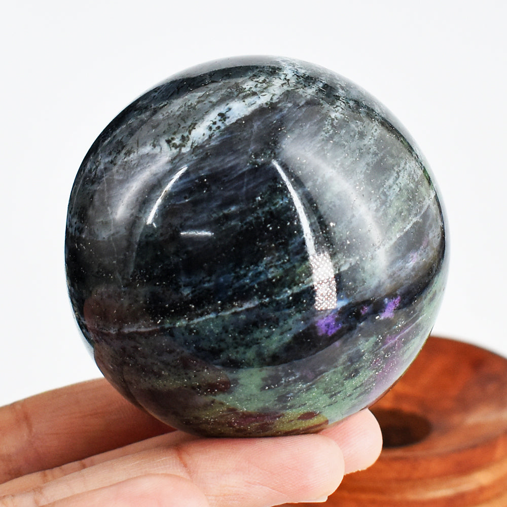 Awesome 1298.00 Cts Gensuine Ruby Zoisite Crystal Specimen Gemstone Healing sphere